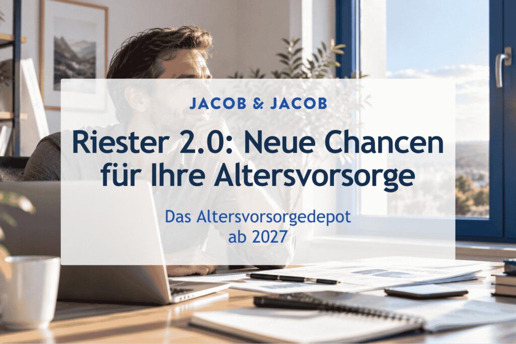 Mann plant seine Altersvorsorge – Riester 2.0 und Altersvorsorgedepot ab 2027